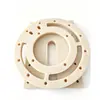 Processamento de impulsor de nylon, peças de grande porte em nylon, roda de corda de nylon PA6 resistente ao desgaste, polia de nylon com teor de óleo