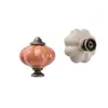 Diámetro de 36 mm Mango de Acrílico de Calabaza Colorido Tirador de Puerta de Gabinete Cajón de Armario Retro Americano Muebles