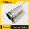 Cartucho de filtro de malha de sinterização de respirador, filtro de gás-líquido de metal pode reverter a limpeza de alta temperatura, elemento de filtro de malha de sinterização de metal multicamadas