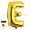 Globo Alfanumérico Mediano Dorado y Plateado de 32 pulgadas Decoración de Cumpleaños Papel de Aluminio Fiesta de Bodas Set de Película de Aluminio Arreglo Globo
