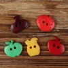Decoración Creativa de Frutas con Forma de Manzana y Piña de Dos Ojos, Linda para Ropa Infantil en Vestidos y Pantalones, Versátil