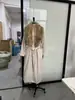 Abrigo Largo de Lana con Cuello de Piel 2026 Europeo y Americano Transfronterizo Invierno Elegante Cuello de Piel Sintética Abrigo Largo