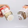 Suministro spot 50g polvo de hígado de cerdo para niños polvo de piel de camarón botella de condimento 100 ml botella cuadrada de vidrio para condimento