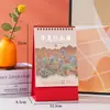 Calendario de Escritorio Profesional Exquisito Estilo Nuevo 2027 Año de la Oveja Lote Pequeño Adorno de Escritorio Creativo de Gama Alta Calendario de Año Nuevo