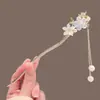 Accesorios para el Cabello Estilo Chino Falda Cara de Caballo para Mujer, Pasadores Exquisitos de Alta Gama, Borlas de Flores, Nuevos Pasadores Estilo Chino