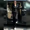 Conjunto Casual Puramente Sexy para Mujer, Nuevo Conjunto Deportivo de Dos Piezas para Otoño/Invierno 2026: Sudadera con Capucha y Cremallera de Corte Ajustado y Pantalones de Pierna Ancha