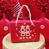 Nueva Caja de Dulces Cuadrada China Portátil para Boda, Caja de Regalo para el Gran Día, Regalo de Agradecimiento para Boda de Luna Llena, Caja de Dulces para Compromiso