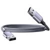Cable patch USB transfronterizo macho a hembra cable de extensión para disco duro USB, ratón, datos de computadora, transmisión de alta velocidad, convertidor