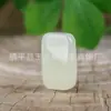 Colgante de la Paz Imitación Jade Hetian Verde y Blanco Humo Morado Sin Inscripciones al por Mayor, Hecho de Material Mongol