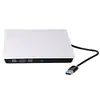 Unidade Óptica Externa USB para Laptop com Acabamento Escovado Personalizado OEM Gravador de DVD de Alta Velocidade