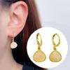 Verano Nuevos Aretes de Piedra Natural Aretes de Gama Alta para Mujer Aretes Modernos Exquisitos Diseño Nicho Ligeros de Lujo Joyería