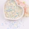 Estrellas huecas sirena flor de cerezo maquillaje de escenario infantil brillo lentejuelas diy material pegamento funda de teléfono móvil lentejuelas 10g