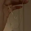 Nuevo Collar de Unicornio de la Suerte para Mujer, Diseño de Nicho Estilo Ins, Lindo, Lujo Ligero, Exquisito, Versátil, Cadena para Clavícula Femenina