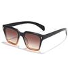 Gafas de Sol Cuadradas con Marco de Lluvia para Mujeres y Hombres, Gafas Clásicas de Moda Estilo Ins, Protección UV, Gafas Esenciales para Fotografía Callejera