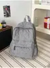 Mochila Xadrez Estilo Coreano 2026 para Estudantes Femininas, Grande Capacidade, Leve, Simples, Mochila de Estilo Casual
