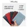 Billetera de Piel de Vaca de Primera Capa para Monedas con Cierre Corto de Comercio Exterior, Portatarjetas de Identificación de Cuero Genuino con Múltiples Ranuras para Tarjetas por Ambos Lados, Cartera Fina para Tarjetas, En Stock
