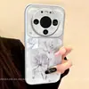 Adecuado para fundas de teléfono Huawei Mate 80 y Huawei Mate 70, estilo coreano de moda, diseño de encaje de lirio de nicho de alta gama