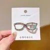 Elegante y Hermoso Pasador para el Cabello con Lentes de Pedrería Modelo Nuevo 2026 Clip de Fleco Lateral de Gama Alta Accesorio para el Cabello