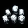 Cubos de Gelo Luminosos Quando Expostos à Água, Brinquedos de Barra Coloridos Piscantes, Luzes de Cubo de Gelo Pequenas com Sensor LED Piscante Rápido e Lento, Venda Direta do Fabricante