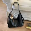 Mochila Multifuncional Tendência Grande Capacidade Outono e Inverno 2025 Bolsa de Ombro Simples para Trabalho Feminino Bolsa Tote