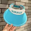 Sombreros de Sol de Verano para Niños Estilo Coreano de Copa Abierta con Ala Ancha para Niños y Niñas Sombreros de Sol con Protección UV