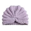 Nuevo gorro infantil de lana de color sólido europeo y americano, suave y cómodo, gorro pulóver para bebé, accesorios para niños, productos para bebé