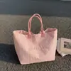 Bolso Tote Otoño/Invierno 2025 Retro Letras Casual Versátil Bolso de Mano Minimalista Simple para Viajar Gran Capacidad