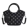 Bolso de mano rojo para mujer 2026 nuevo otoño nicho moda lunares bolso de mano hombro bandolera bolso de boda bolso de novia