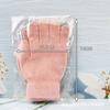 Guantes de pantalla táctil para niños, de primavera y otoño, cálidos, para exteriores, para esquiar, resistentes al frío, de punto, gruesos, resistentes al viento, de color sólido, al por mayor.