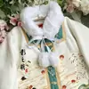 Accesorios Hanfu estilo antiguo otoño e invierno lindo cuello de piel bola de pelo felpa asta bufanda cálida niña
