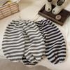 Pantalones casuales de primavera y otoño para niños y niñas, pantalones deportivos joggers a rayas con letras coreanas modernas para niños