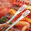 Pinças de pão de três linhas de aço inoxidável novas pinças para churrasco coreano uso não alimentar pinças para churrasco pinças de cozinha para bife pinças de gelo