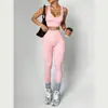 Conjunto Deportivo de Fitness Yoga para Mujer de 2 Piezas con Estampado de Leopardo, Espalda Cruzada, Adelgazante, Secado Rápido, Sujetador Sexy Europeo y Americano