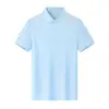 Camiseta Polo de Piqué Mercerizado de Lyocell de Doble Cara de Alta Calidad Antibacteriana 7A para Hombre de Manga Corta con Cuello 60 Hilos Hecho a Medida