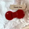 Pinza para el cabello floral de alta gama con ácido acético, horquilla exquisita, pinza para el cabello con lazo para flequillo lateral, pinza de pico de pato, accesorio para el cabello de mujer