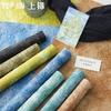 Papel pedra colorido novo textura artesanal papel para embalagem de buquê de flores plissado materiais de embalagem floral DIY