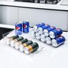 Caja de Almacenamiento de Latas Plástico PET Transparente Refrigerador Bebida Gran Capacidad Caja de Almacenamiento Llenado Automático Transparente
