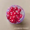 Pasador de Pelo Simple Estilo Coreano Pinza en Forma de U Pasador de Novia Pasador de Perlas Redondas de Colores Accesorio para el Cabello