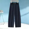 Procesamiento Personalizado para Pantalones Acampanados Cropped Holgados Casuales Adelgazantes de Cintura Alta Finos para Mujer Verano 2026