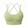 Ropa Interior Deportiva Avanzada para Yoga Espalda Cruzada de Belleza a Prueba de Golpes Push-up Yoga Correr Fitness Sujetador Deportivo de una Pieza