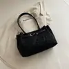 2026 Nueva Textura Bolsa para Axila de Mujer Gran Capacidad Bolso de Hombro para Viajes Cotidianos Bolso Baguette Mate de Gama Alta de Nicho Transfronterizo