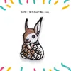 Pegatinas de tela de dibujos animados autoadhesivas pegatinas de animales pegatinas decorativas para ropa parche de tela para reparación de ropa DIY pegatinas de tela mochila autoadhesiva