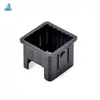Acessórios para Equipamentos de Fitness 50 a 40 Redutor Oco Plástico Tubo Quadrado Manga Deslizante Manga de Isolamento Tubo Quadrado Interno Manga Oca Bucha