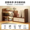 Estante de Mesa Porta-Objetos Estação de Trabalho Prateleira de Mesa para Armazenamento Quarto de Estudante Canto de Mesa Estante de Livros Armário de Mesa para Armazenamento