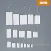 Etiqueta de Precio con Cordón Elástico en Blanco Material de Etiqueta Tarjeta Colgante Joyería Cordón para Joyería Etiqueta de Precio para Joyería