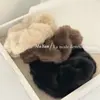 Goma de Pelo de Felpa para Otoño e Invierno Pelo de Visón Sintético Caliente Cómoda Cuerda para Recoger el Cabello Elegante Versátil Cola de Caballo Accesorio de Cabello de Alta Gama