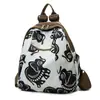 Nova Mochila Feminina Retro Versátil Mochila Simples Feminina para Viagem Tendência Harajuku Design Multifuncional Mochila Escolar