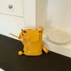 2026 Nuevo Verano Personalizado de Moda Retro Bolso Cubo para Mujer Diseño de Nicho Bolso de Hombro Cruzado Simple Bolso Cubo