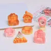 Pan de Dibujos Animados Hogar Creativo Juguetes de Comida Hechos a Mano Accesorios para Joyería DIY Pegamento de Crema Resina Pequeños Accesorios Materiales al por Mayor