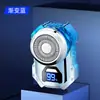 Novo Mecha Punk Elétrico Zuoling Mini Cool Elétrico Destacável Viagem Barbeador Faca de Barba Atacado